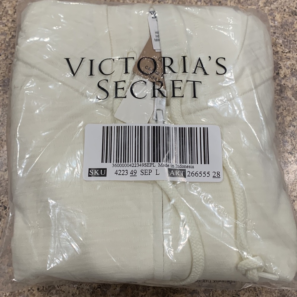 PINK Summer Lounge Cotton Zip-Up Hoodie - Picture 5 of 5